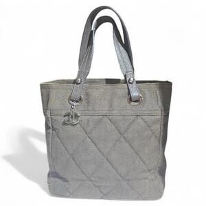 Chanel canvas tote
